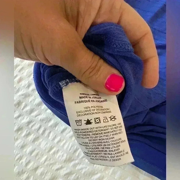 Nike Dri Fit running womens periwinkle size large tee - Picture 5 of 5